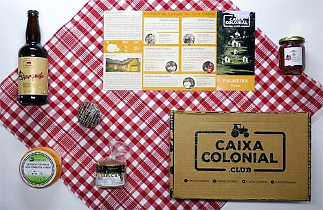 Kit com produtos locais de Palmeira - PR